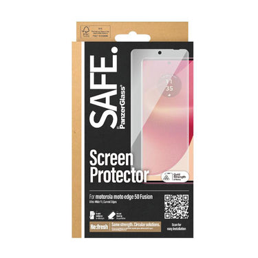 PanzerGlass UltraWide SAFE Fit Screen Protector for Motorola edge 50 Fusion